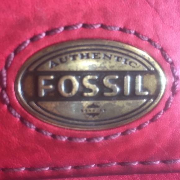 Fossil Maddox lady’s wallet in red - Picture 6 of 8